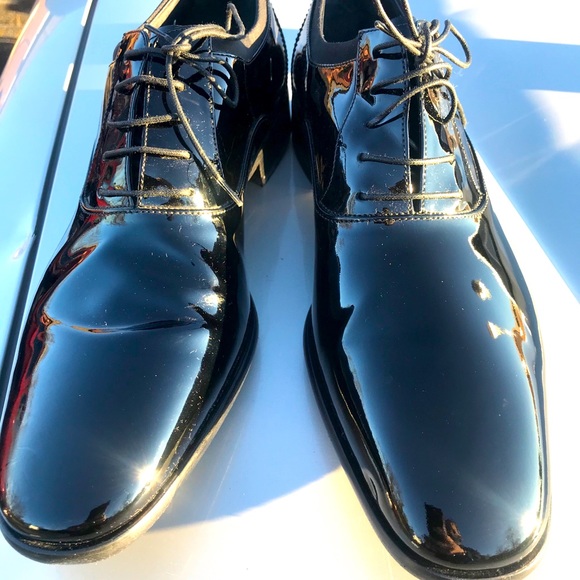 Ferragamo - Italian Aiden Patent Leather Oxfords